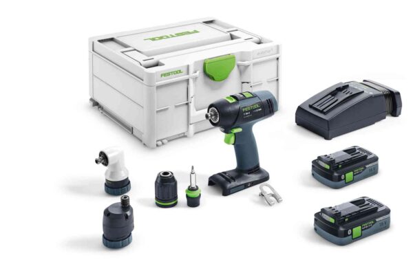 Festool baterijski zavijač/bušilica T 18+3 HPC 4,0 I-Set