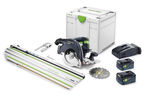 Festool baterijska uranjajuča kružna pila HKC 55 Li 5,2  EBI-Set-SCA-FSK 420