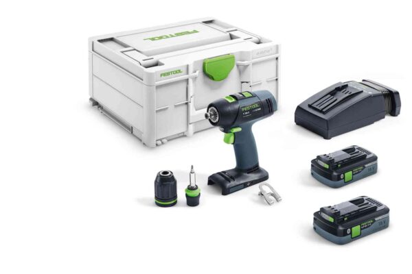 Festool baterijski zavijač/bušilica T 18+3 HPC 4,0 I-Plus
