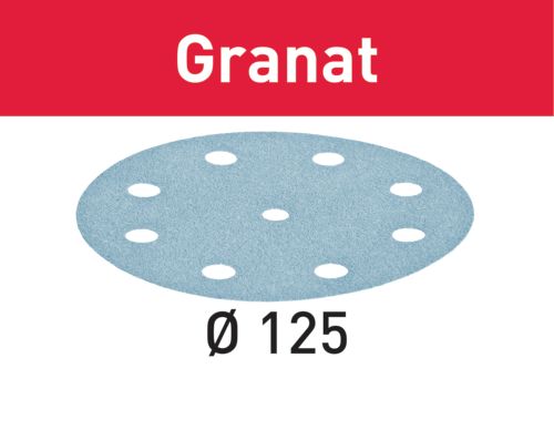 Festool brusni papir STF D125/8 GRANAT