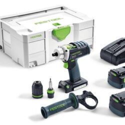 Festool baterijski zavijač/ bušilica QUADRIVE DRC 18/4 Li 5,2-Plus-SCA