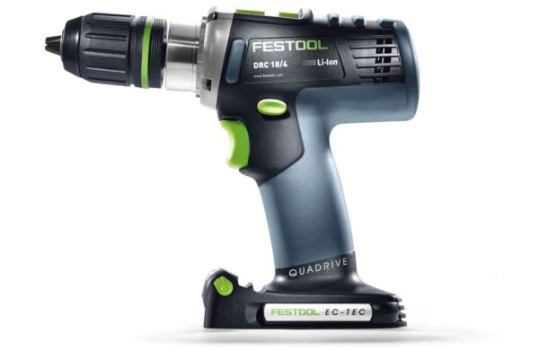Festool baterijski zavijač/ bušilica QUADRIVE DRC 18/4 Li Basic