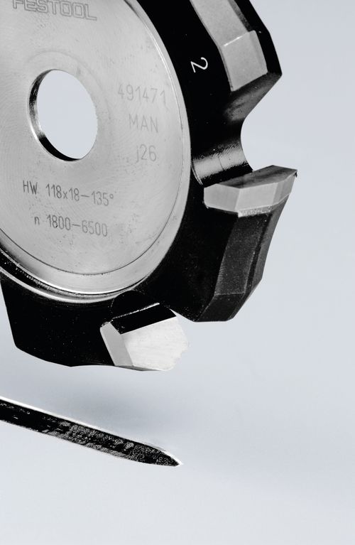 Festool glodalo s V-utorima HW 118x14-135 ° / Alu