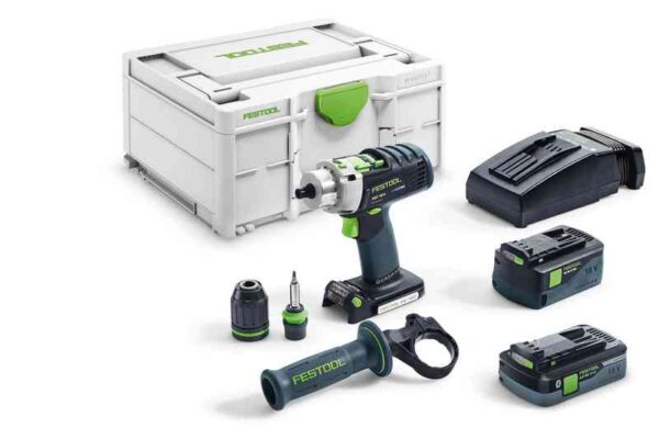 Festool baterijska udarna bušilica QUADRIVE PDC 18/4 5,2/4,0 I-Plus