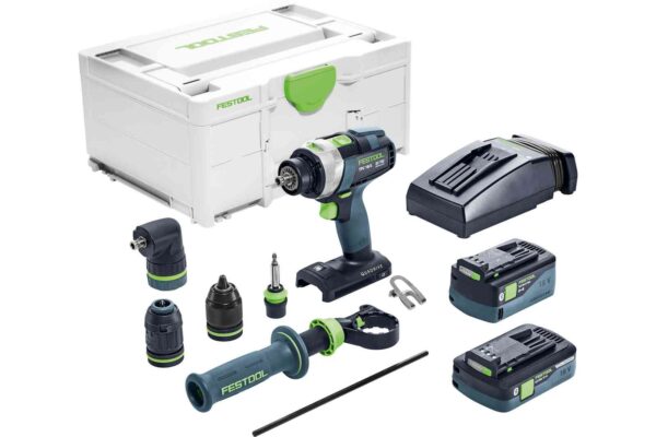 Festool baterijski zavijač/bušilica QUADRIVE TPC 18/4 5,2/4,0 I-Set/XL