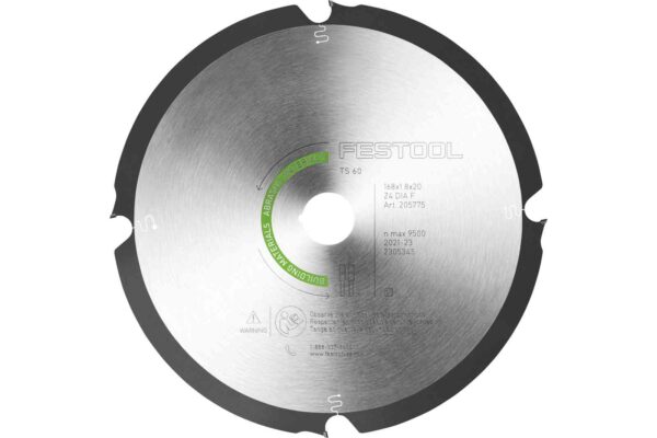 Festool list pile DIA 168x1,8x20 F4