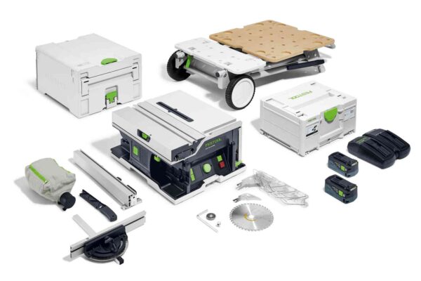 Festool baterijska stolna pila CSC SYS 50 EBI-Set