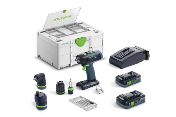 Festool baterijski zavijač/bušilica T 18+3 HPC 4,0 I-Set