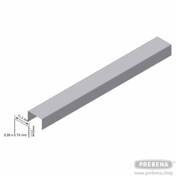 Prebena pocinčani ulošci VX14CNK 14mm (3.000 kom)