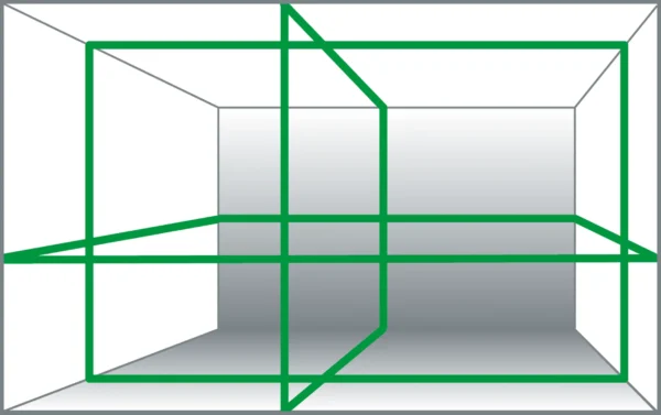 Nedo X-Liner 3D green samonivelirajući multi-linijski laserski mjerač