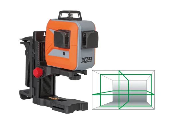 Nedo X-Liner 3D green samonivelirajući multi-linijski laserski mjerač