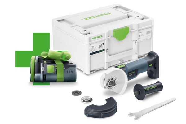 Festool baterijska kutna brusilica AGC 18-125 EB-Basic-5,0