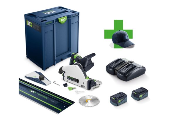 Festool baterijska uranjanuća kružna pila TSC 55 KEBI-Plus/XL-FS [Ograničena serija Festool 100 godina]