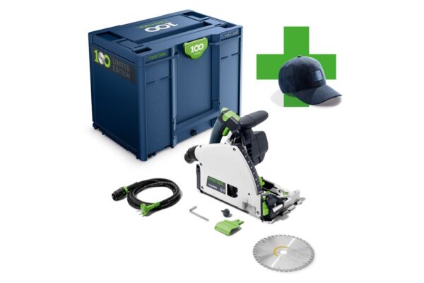 Festool 100 godina uranjajuće pile TS 60 KEBQ-Plus 100Y [Ograničena serija Festool 100 godina]