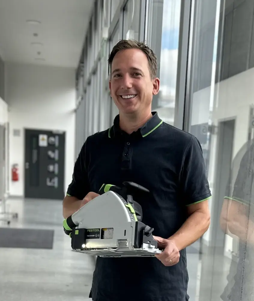 Boris Seyfried, product manager in Festool